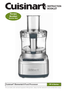 Bruksanvisning Cuisinart FP-8SV Matberedare