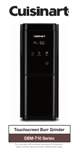 Manual de uso Cuisinart DBM-T10 Molinillo de café
