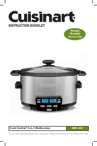 Handleiding Cuisinart MSC-400 Multicooker