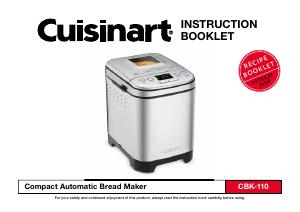 Manual Cuisinart CBK-110 Bread Maker