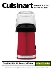 Handleiding Cuisinart CPM-100 Popcornmachine