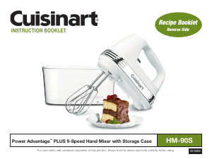 Handleiding Cuisinart HM-90S Handmixer