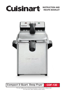 Handleiding Cuisinart CDF-130 Friteuse