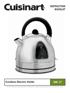 Manual Cuisinart DK-17 Kettle