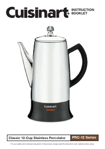 Manual de uso Cuisinart PRC-12 Máquina de café