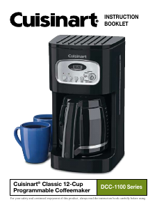 Handleiding Cuisinart DCC-1100BK Koffiezetapparaat