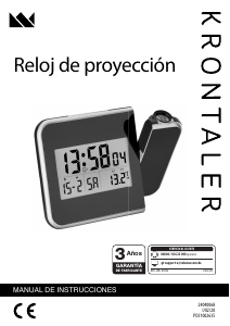Manual de uso Krontaler 4606 Despertador