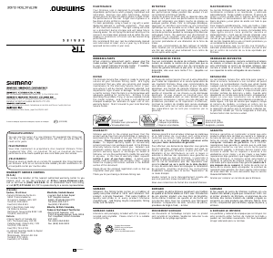 Handleiding Shimano TR 200G Vismolen