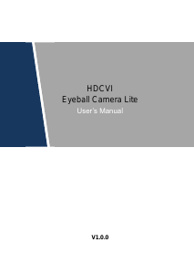 Handleiding Dahua HAC-HDW1500T-Z-POC IP camera