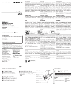 Mode d’emploi Shimano TX 2000FA Moulinet de pêche