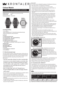 Brugsanvisning Krontaler 18-4385 Armbåndsur