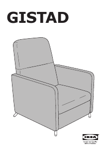 Käyttöohje IKEA GISTAD Nojatuoli