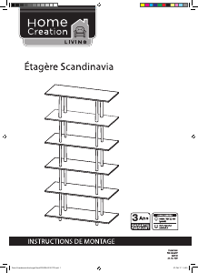 Manual Home Creation Scandinavia Estante