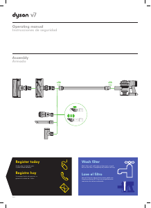 Handleiding Dyson V7 Absolute Stofzuiger