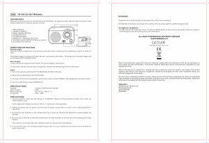 Manual Denver TR-55C Radio