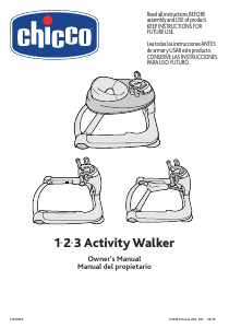 Manual Chicco 1-2-3 Baby Walker