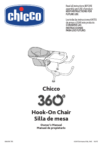 Handleiding Chicco 360 Hook-On Kinderstoel