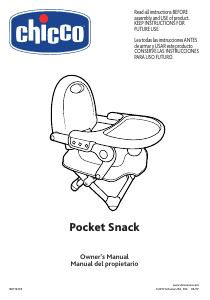 Handleiding Chicco Pocket Snack Kinderstoel