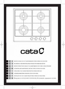 Mode d’emploi Cata LCI 941 BK Table de cuisson