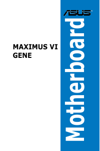 説明書 エイスース MAXIMUS VI GENE マザーボード
