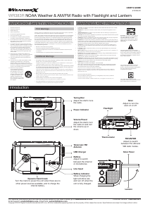 Manual WeatherX WR383R Radio