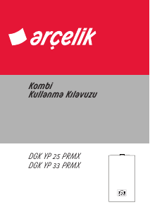 Kullanım kılavuzu Arçelik DGK YP 25 PRMX Kombi