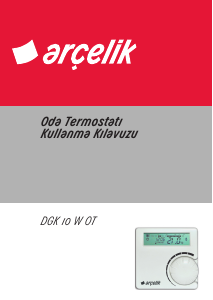 Kullanım kılavuzu Arçelik DGK 10 W OT Termostat