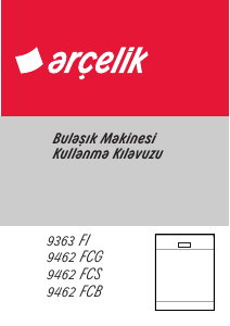 Kullanım kılavuzu Arçelik 9462 FCG Bulaşık makinesi