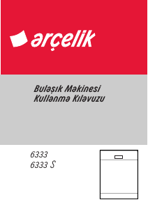 Kullanım kılavuzu Arçelik 6333 S Bulaşık makinesi