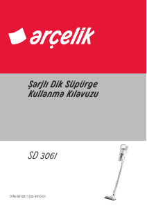 Kullanım kılavuzu Arçelik SD 3061 Elektrikli süpürge