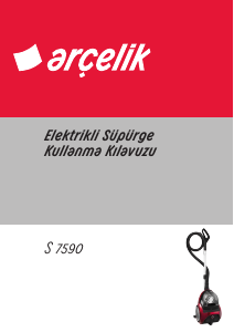 Kullanım kılavuzu Arçelik S 7590 Elektrikli süpürge