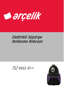 Kullanım kılavuzu Arçelik TSZ 9953 Elektrikli süpürge