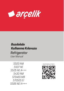 Handleiding Arçelik 570465 MB Koel-vries combinatie