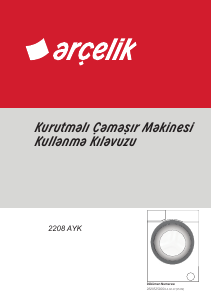 Kullanım kılavuzu Arçelik 2208 AYK Çamaşır kurutma makinesi