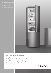 Mode d’emploi Siemens KG36NSW31 Réfrigérateur combiné