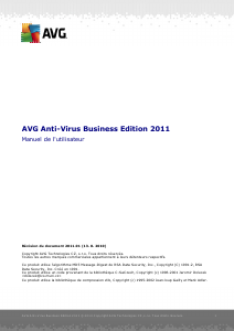 Mode d’emploi AVG AntiVirus Business Edition (2011)