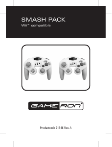 Manuale Gameron Smash Pack (Wii) Gamepad