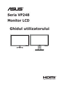 Manual Asus VP248QGL Monitor LCD
