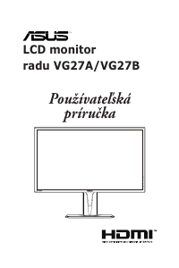 Návod Asus VG27AQ LCD monitor