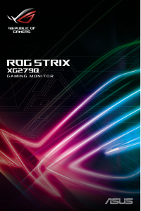 Manual Asus ROG Strix XG279Q Monitor LCD