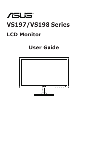 Handleiding Asus VS197N LCD monitor