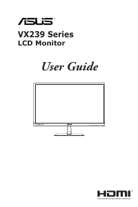 Handleiding Asus VX239N-W LCD monitor