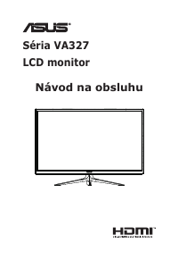 Návod Asus VA327H LCD monitor