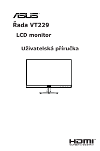 Manuál Asus VT229H LCD monitor