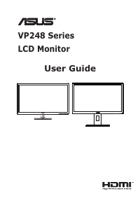 Handleiding Asus VP248QG LCD monitor