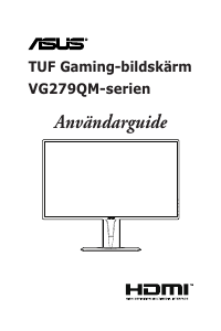 Bruksanvisning Asus VG279QM LCD skärm