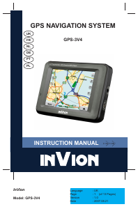 Mode d’emploi InVion GPS-3V4 Système de navigation