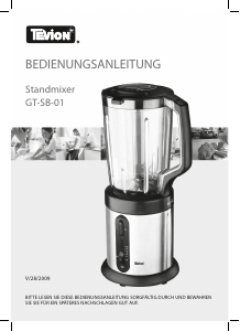 Bedienungsanleitung Tevion GT-SB-01 Standmixer