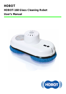 Manual HOBOT Hobot-168 Window Cleaner