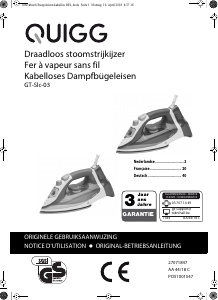 Bedienungsanleitung Quigg GT-Slc-03 Bügeleisen